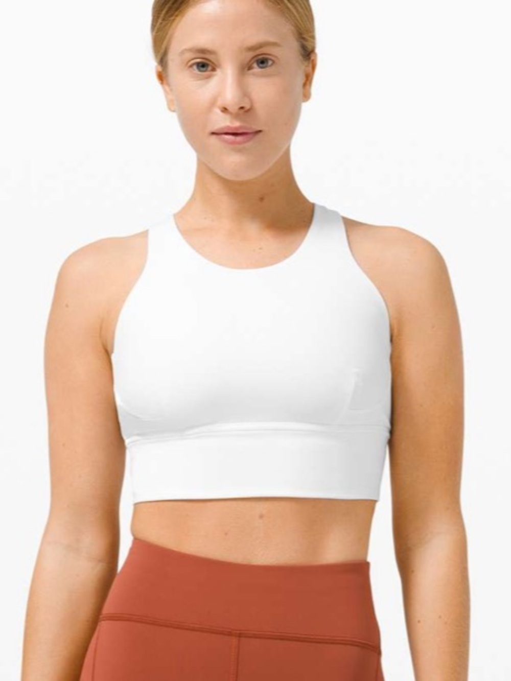Lululemon Wunder Train Long-Line Bra *Medium Support, C/D Cups
White size 12